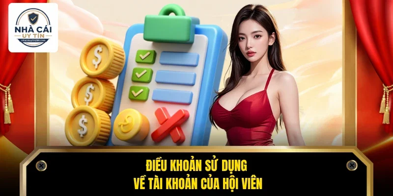 Điều Khoản Sử Dụng 2 Điều khoản sử dụng về tài khoản của hội viên