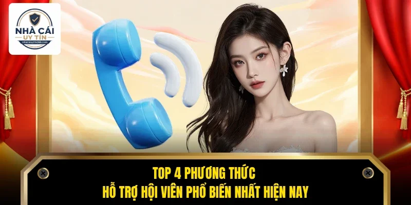 Top 4 phương thức hỗ trợ hội viên phổ biến nhất hiện nay